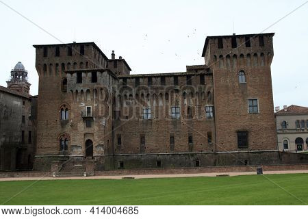 Mantova (mn), Italy - June 10, 2017: San Giorgio Castle In Mantova, Lombardy, Italy