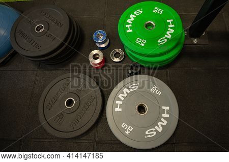 Olsztyn, Poland - 21 March 2021 - Newly Opened Gym And Exercise Equipment