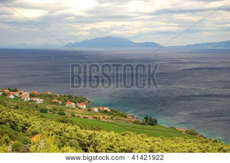 Zavala sull'isola di Hvar, Croazia