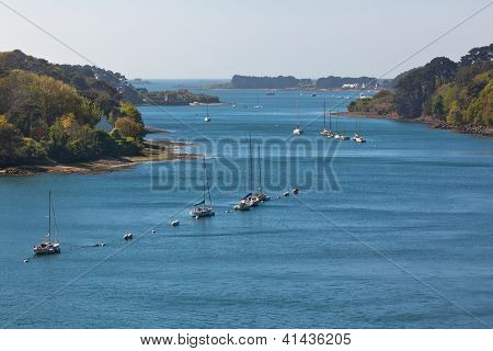 Plage De Beniguet, Finistere, Bretagne, Frankrig