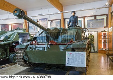 Parola, Finland - June 10, 2017: German Self-propelled Assault Gun Sd.kfz. 142 (stug Iii Ausf.g) Sam