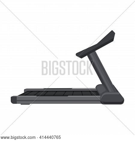Treadmill Vector Icon.cartoon Vector Icon Isolated On White Background Treadmill.