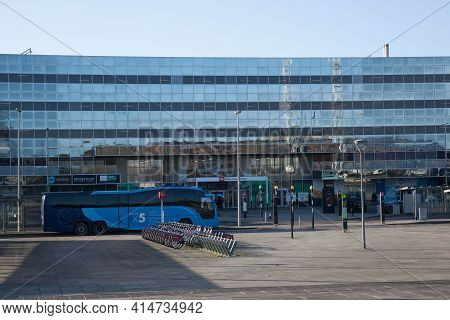 Milton Keynes Central Railway Station In Buckinghamshire, Uk, Taken 24th November 2020
