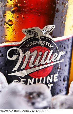 Bottle Of Miller Genuine Draft Beer