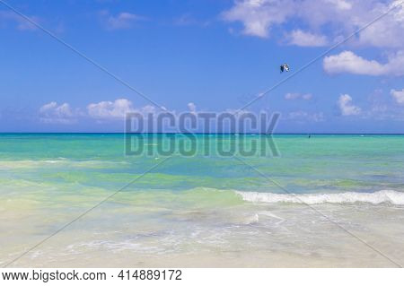 Tropical Mexican Beach 88 Punta Esmeralda Playa Del Carmen Mexico.