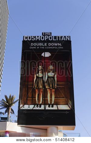 The Cosmopolitan Hotel Sign In Las Vegas, Nv On April 19, 2013