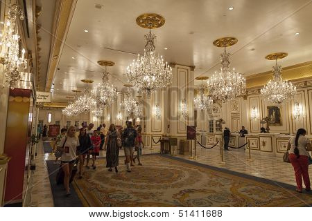 Paris Hotel Lobby In Las Vegas, Nv On June 26, 2013