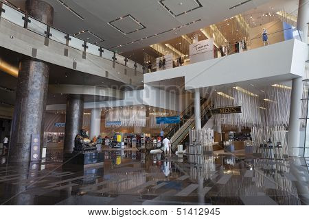 Aria Casino Interior In Las Vegas, Nv On August 06, 2013