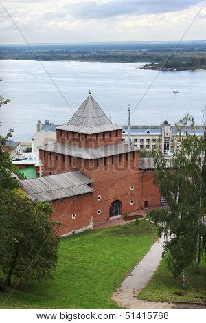 Ivanovskaya Tower Of The Nizhny Novgorod Kremlin. Russia
