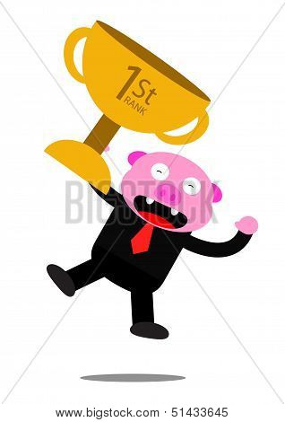 Cartoon Character Of Pig