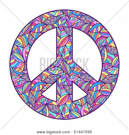 Colorful Peace Symbol