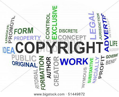 Copyright - Word Cloud