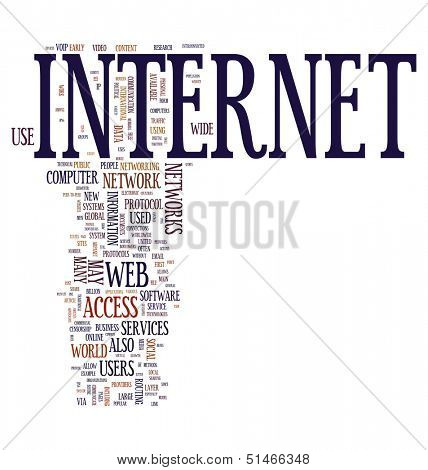 An image of a nice internet text cloud