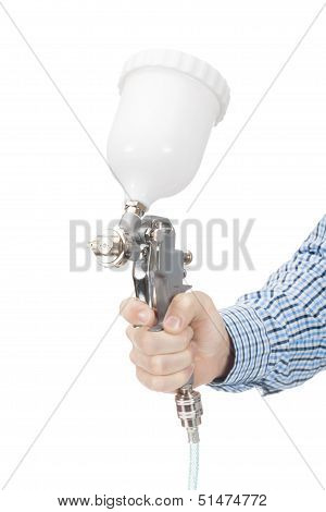 Industrial Size Spray Gun Used For Industrial Painting And Coating.
