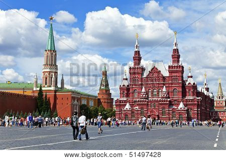 Moscow . The architectural ensemble of Red Square