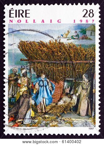 Postage Stamp Ireland 1987 Neapolitan Creche, Christmas