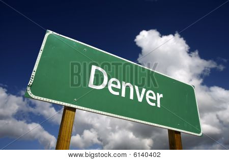 Denver vihreä liikennemerkki
