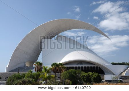 Auditorio v Santa Cruz De Tenerife, Španělsko