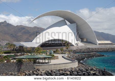 Auditorio v Santa Cruz De Tenerife, Španělsko