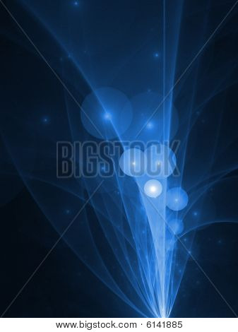 blau Explosion Fractal design