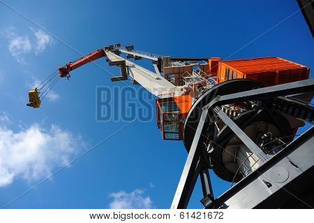 cranes at the dock