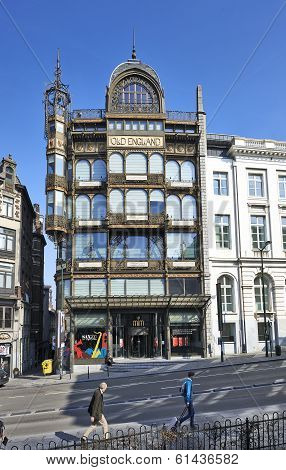 Brussels, Belgium-march 14:musee Des Instruments De Musique Belgium In Brussels On March 14, 2014. 