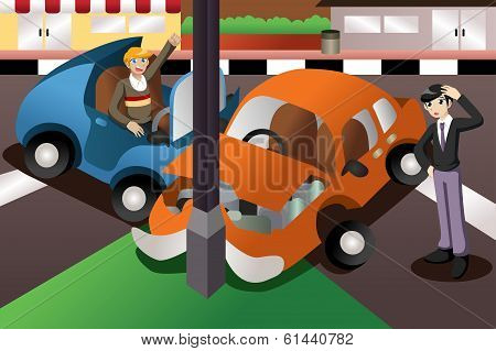 Car Accident In The City