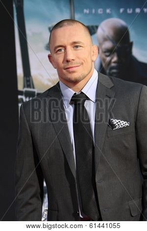 LOS ANGELES - MAR 13:  Georges St Pierre at the 