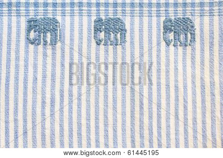 Colorful loincloth fabric background