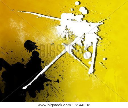 Abstracte inkt