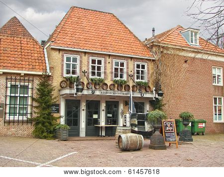 Restaurant In The Dutch Town Of Heusden