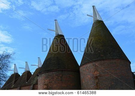 Oast House's in Kent,England.