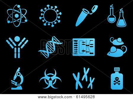 Biology Science Icons