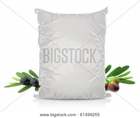 White Blank Foil Food Bag