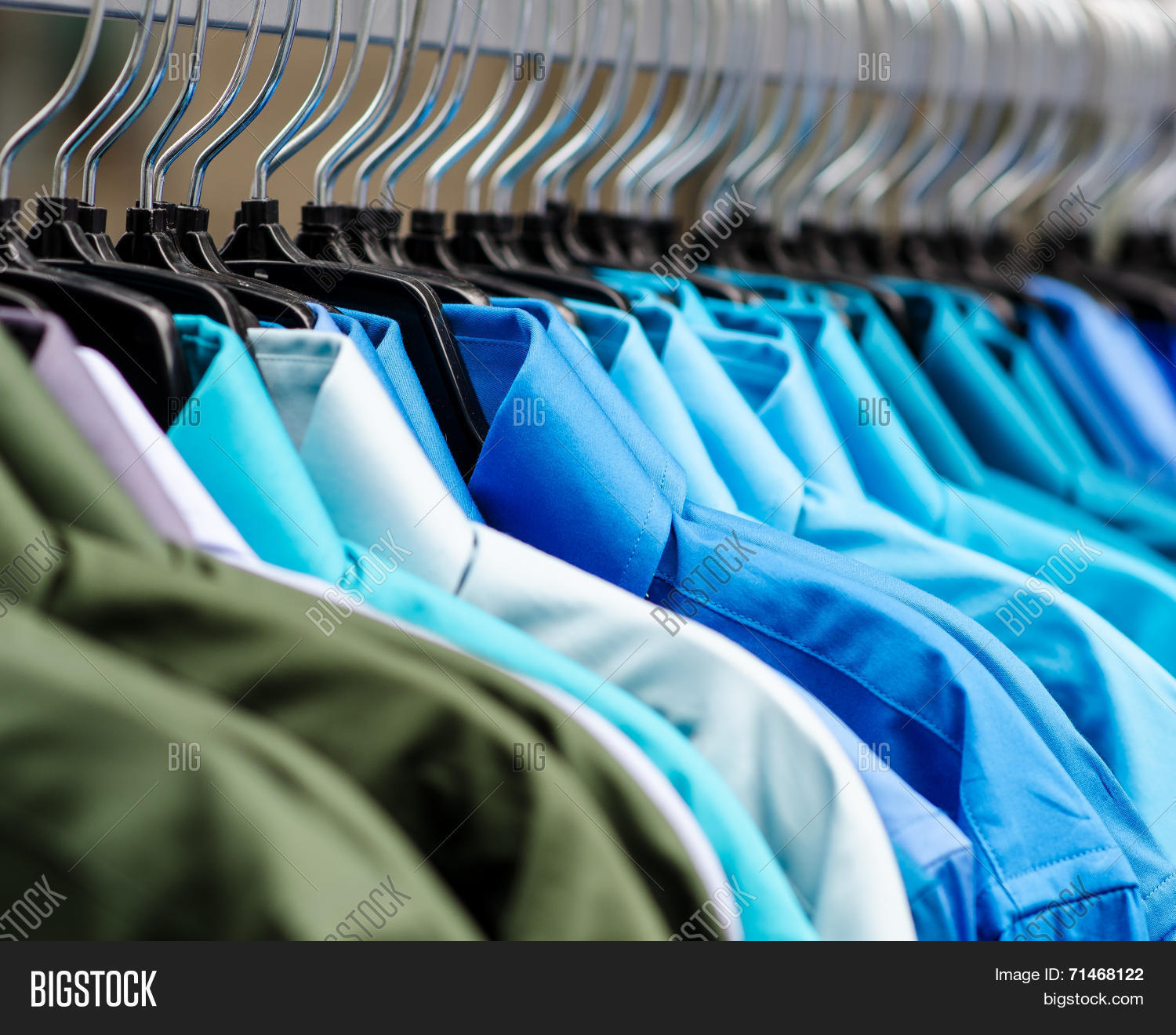 Many Shirts On Rack Image & Photo (Free Trial) Bigstock