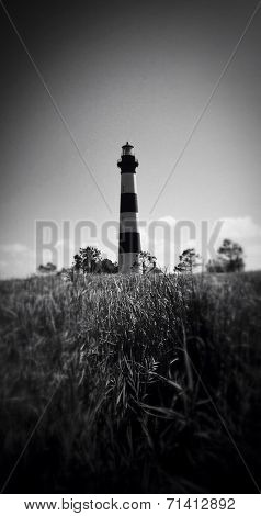 Instagram filtered image of the Bodie Lighthouse, Outer Banks, North Carolina