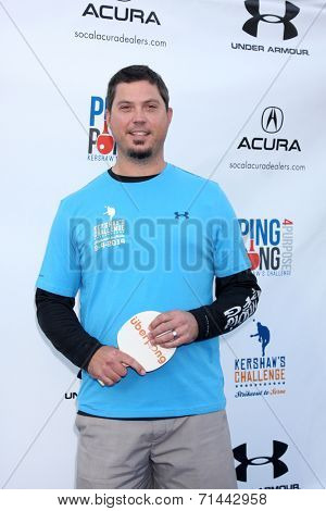 LOS ANGELES - SEP 4:  Josh Beckett at the Ping Pong 4 Purpose Charity Event at Dodger Stadium on September 4, 2014 in Los Angeles, CA
