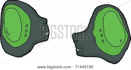 Isolated Knee Pads