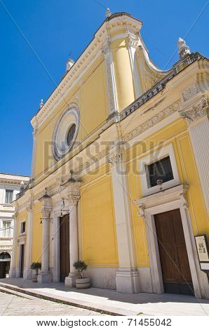 Mother Church of San Severo. Puglia. Italy.