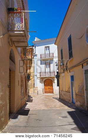 Alleyway. San Severo. Puglia. Italy.