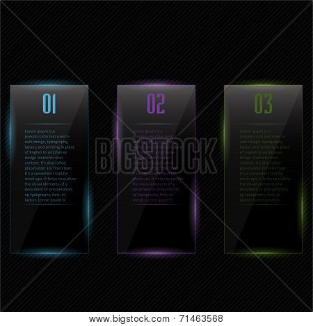 Design Colored Glass Infographics