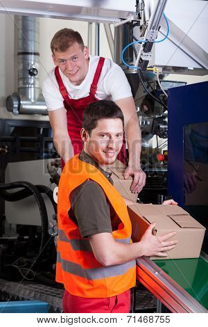 Storekeepers Preparing Shipment