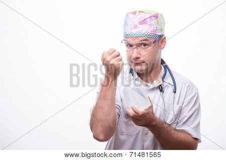 Hard work of doctors