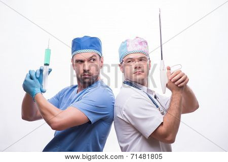 Hard work of doctors