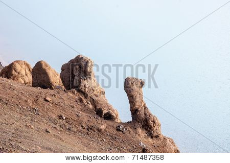 Rocks In Krafla Volcano