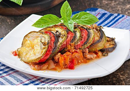 Famous French dish from Provence - Vegetable Ratatouille