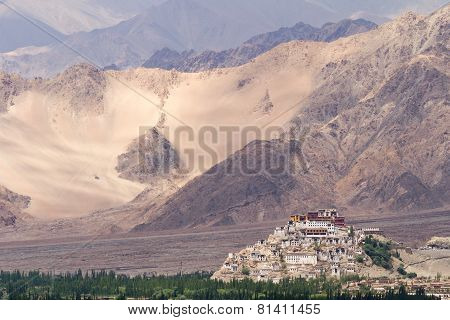 Thikse Monastery In Himalayas