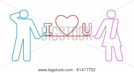 'I love you' connection