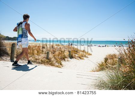 Mount Maunganui Beach Scenes.