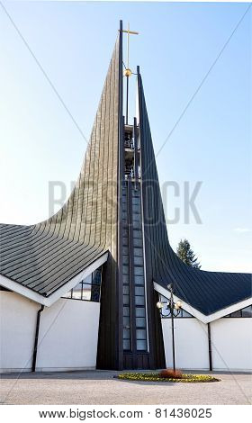 modern church, Breclav, Czech Republic, Europe